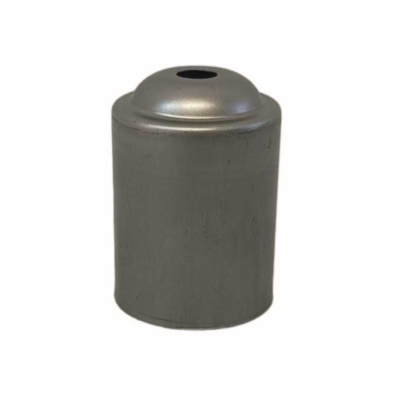 Decorative raw iron cover for E27 socket 42.5mm x 60mm