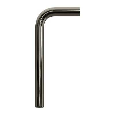 Pearl black elbow type arm with M10 internal thread on both sides