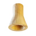 Decorative wooden holder for E14 and GU10 bulbs