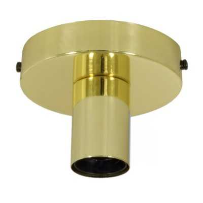 Metal E27 socket lamp 120mm x 85mm