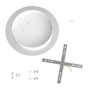 XXL ceiling rose 400 mm customisable for lamps | LIGHTING DIY