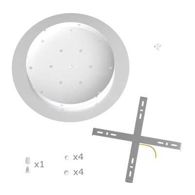 XXL ceiling rose 400 mm customisable for lamps | LIGHTING DIY