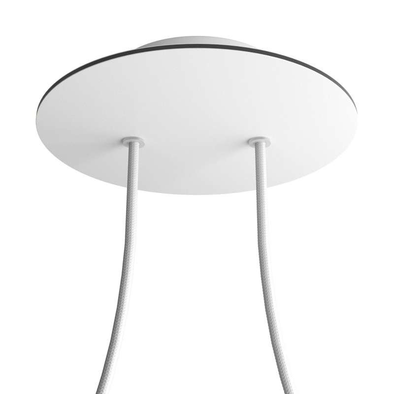 Ceiling support 200mm with 2 holes and 4 side holes.
