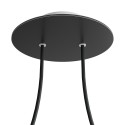 Ceiling support 200mm with 2 holes and 4 side holes.