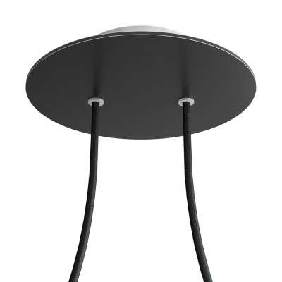 Ceiling support 200mm with 2 holes and 4 side holes.