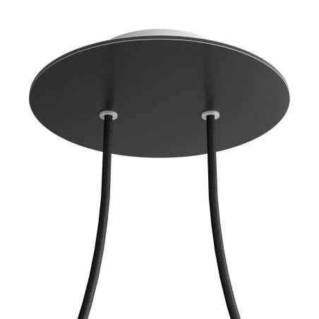 Ceiling support 200mm with 2 holes and 4 side holes.