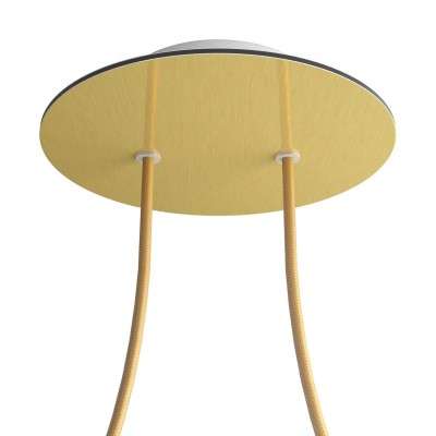 Ceiling support 200mm with 2 holes and 4 side holes.