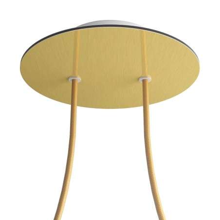 Ceiling support 200mm with 2 holes and 4 side holes.