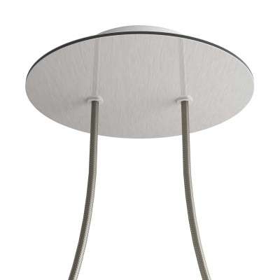 Ceiling support 200mm with 2 holes and 4 side holes.