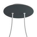 Ceiling support 200mm with 2 holes and 4 side holes.