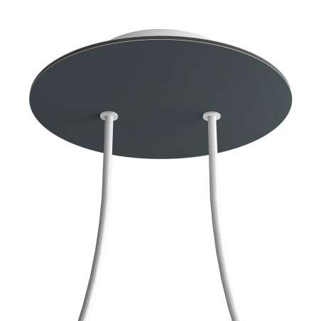 Ceiling support 200mm with 2 holes and 4 side holes.