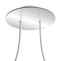 Ceiling support 200mm with 2 holes and 4 side holes.