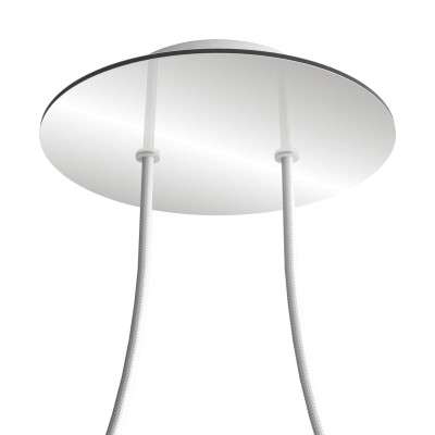 Ceiling support 200mm with 2 holes and 4 side holes.