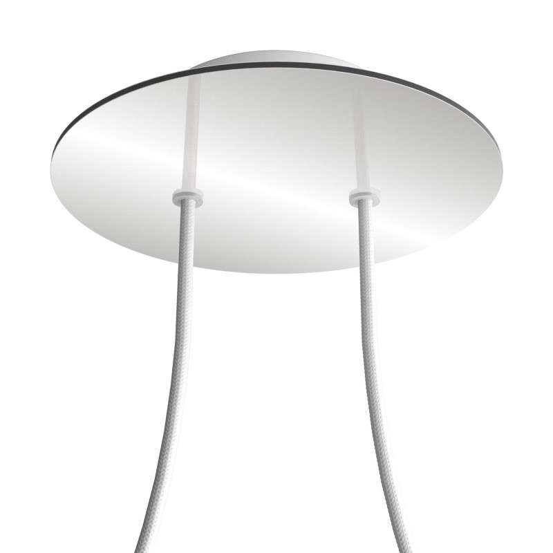 Ceiling support 200mm with 2 holes and 4 side holes.