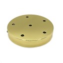 Metal support 160mm diameter x 25mm with six outlets