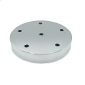 Metal support 160mm diameter x 25mm with six outlets