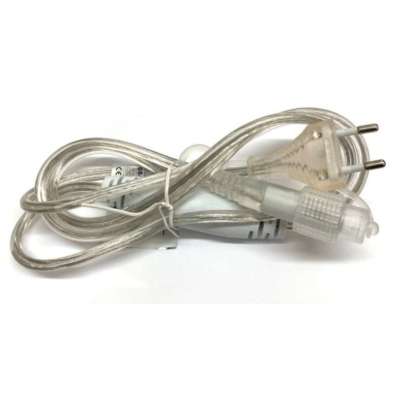 Special white connection for LED lights and curtains