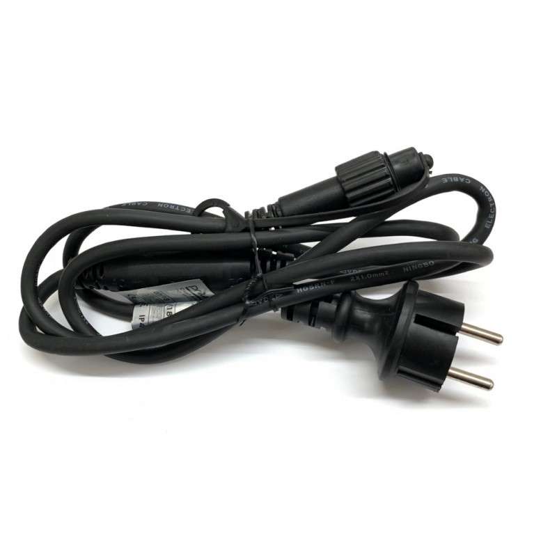 Special white connection for LED lights and curtains