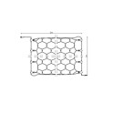 Red 200 LEDs warm white light white cable for outdoor use 200x100