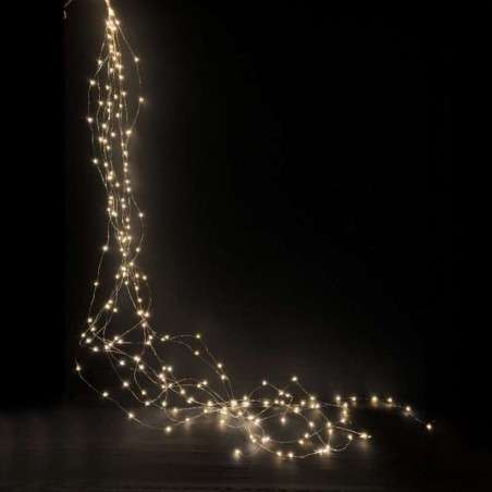 Waterfall with 700 fixed warm white interior LEDs and 250cm long