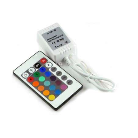 Garland controller with remote control and connection