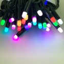 Garland 100 LED RGB 10m programmable with green linkable