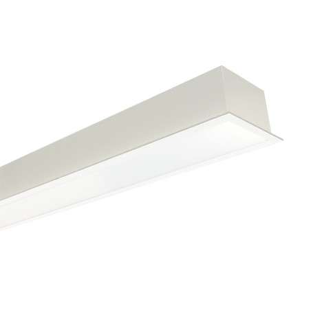Recessed module 65mm wide with integrated LED and linkable