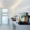 Recessed module L with 90mm wide integrated LED linkable profile.