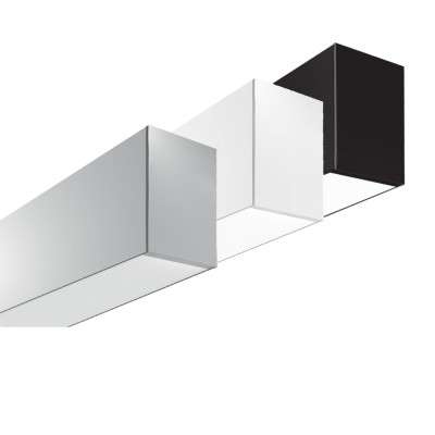 Surface module 50mm wide with integrated LED and linkable
