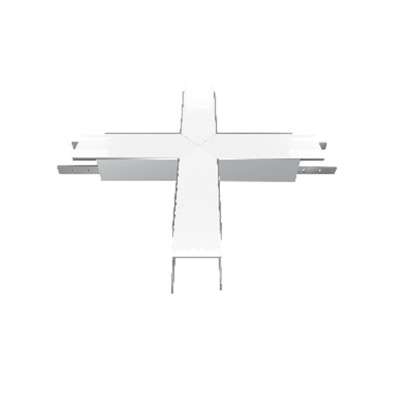 LED surface module in the shape of a cross, 38mm wide and linkable.