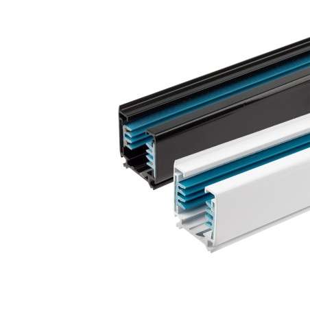 Three-phase rail for surface installations