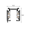 Three-phase rail for surface installations