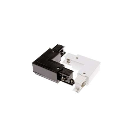 L-shaped connection for three-phase rail