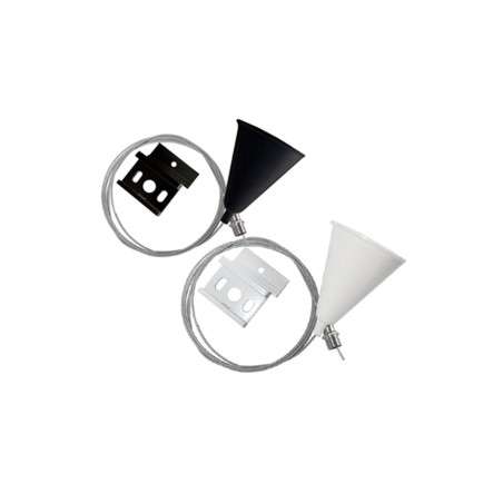 Suspension kit for hanging three-phase rails