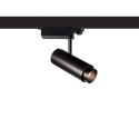 Three-phase 20W 1800lm 3000K LED spotlight with zoom