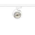 Three-phase 15W 800lm 3000K dimmable LED spotlight