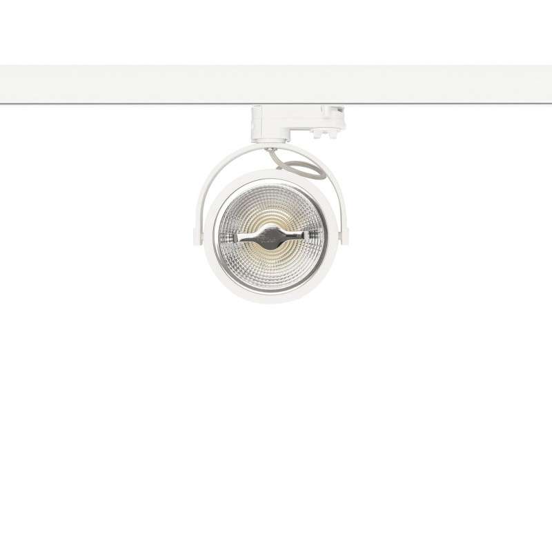 Three-phase 15W 800lm 3000K dimmable LED spotlight