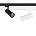 Three-phase 30W LED spotlight with 3000lm 38º with tone selector
