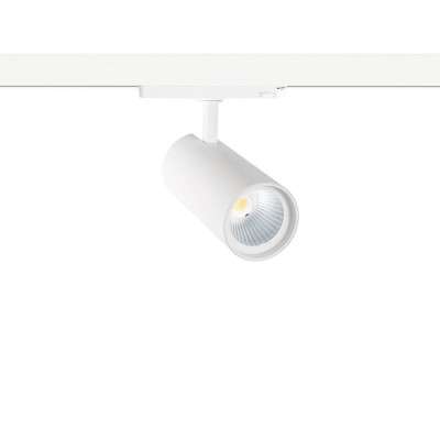 Three-phase 40W LED spotlight with 4000lm 38º with tone selector