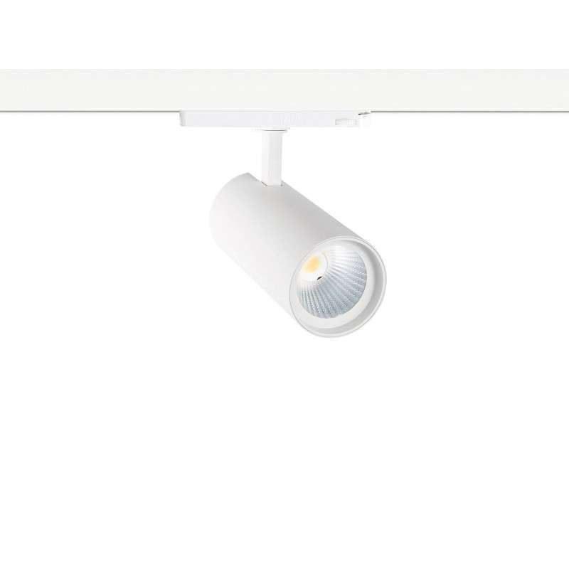 Three-phase 40W LED spotlight with 4000lm 38º with tone selector