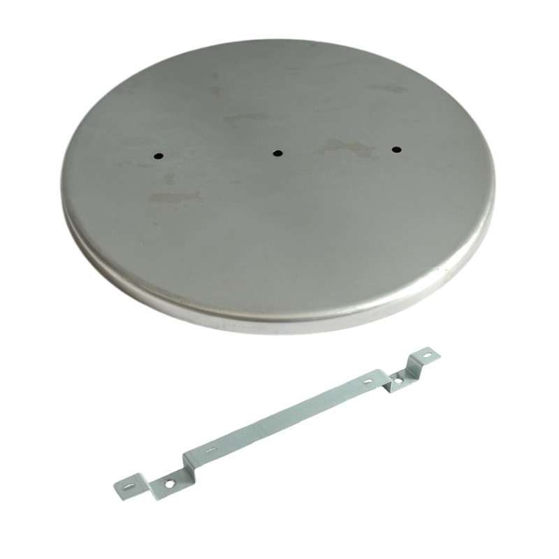 Iron support with a diameter of 450mm x 20mm and one outlet