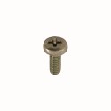 Screw for lamps M4 x 10mm with star-shaped head and bicromate color.