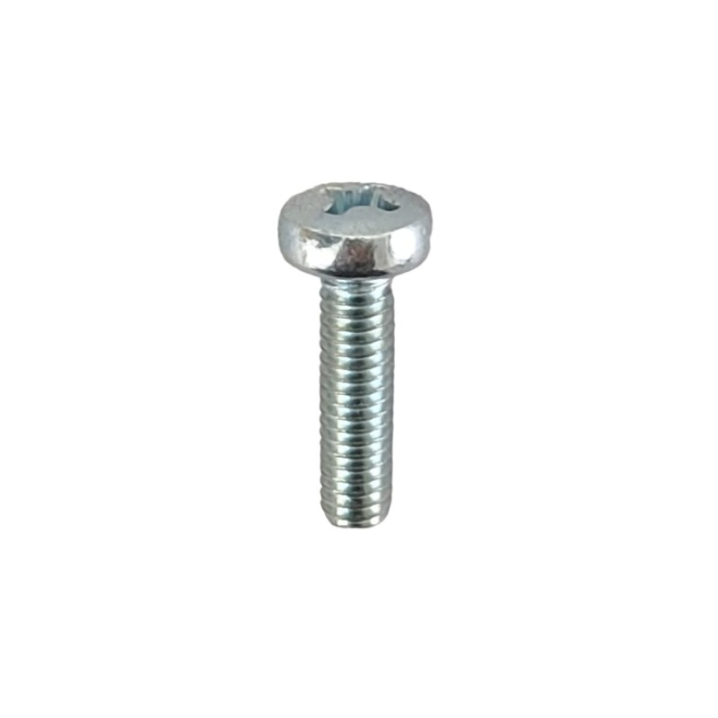 Screw for lamps M4 x 15mm chrome-plated with star-shaped