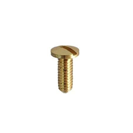 Brass screw for lamps M4 x 12 mm Ø7 mm slotted head