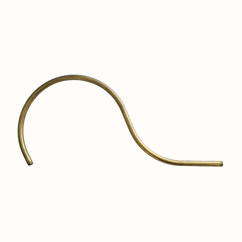 Brass arm with threaded ends of 360x160mm M10/100
