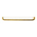 Brass arm Ø 12mm, 500mm x 50mm with M10/100 threaded ends.