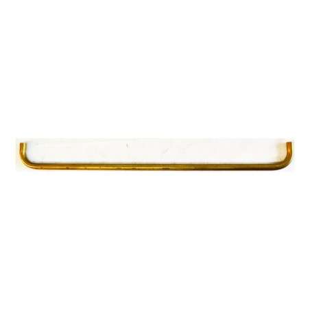 Brass arm Ø 12mm, 500mm x 50mm with M10/100 threaded ends.