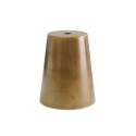 Brass cone, 90 mm high x 73 mm in diameter, with an M10 hole.