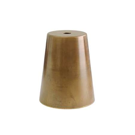 Brass cone, 90 mm high x 73 mm in diameter, with an M10 hole.