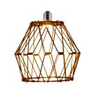 Transformable decorative LED bulb gold 4W E27 screw fitting